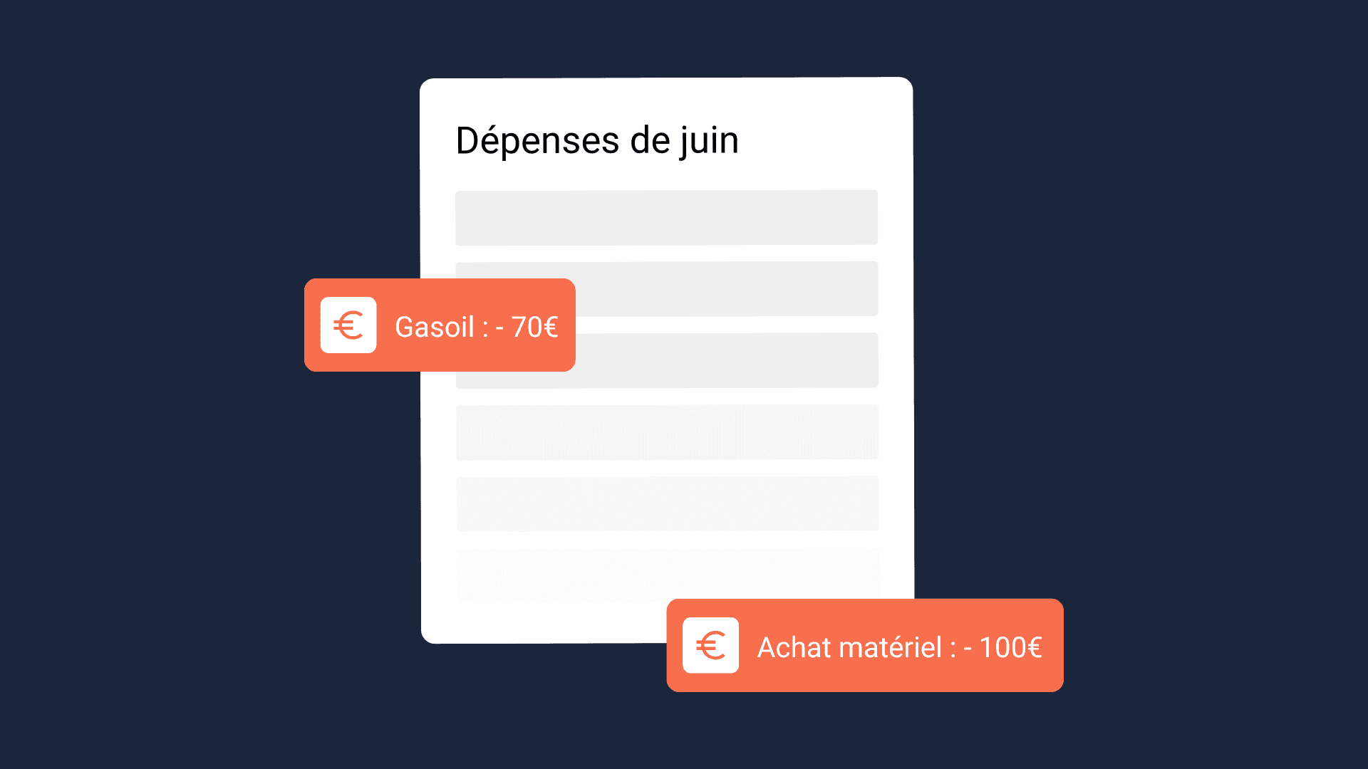 Gestion des dépenses